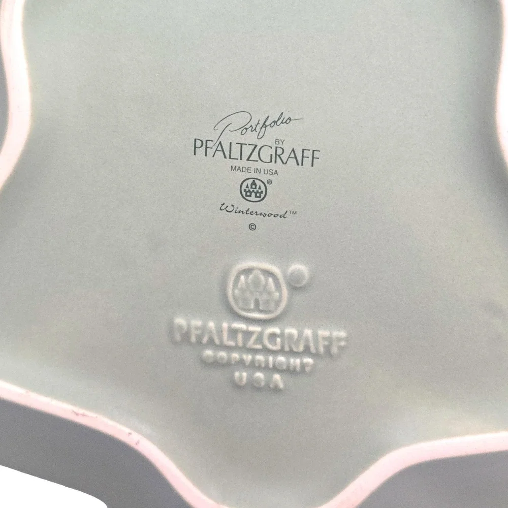 Pfaltzgraff Winterwood Tree Shaped Dish 10